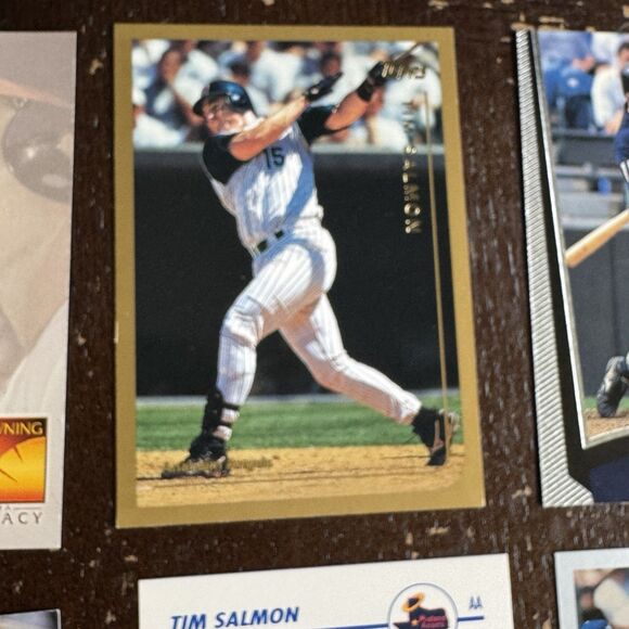Tim Salmon 12 Card Lot With 1999 Topps Gold Label Baseball & Ted Williams Legacy - Picture 8 of 13